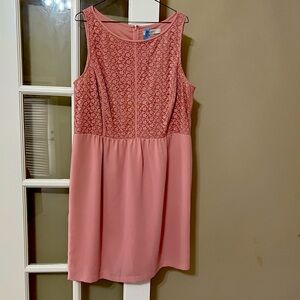 Pink sleeveless dress
